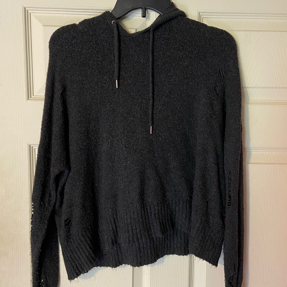 American Eagle Ripped Sweater Top